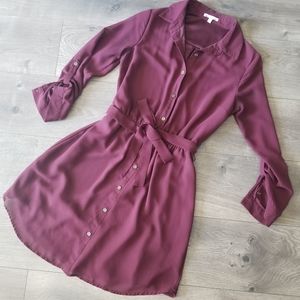 Charlotte Russe collared dress w/ belt (Small)
